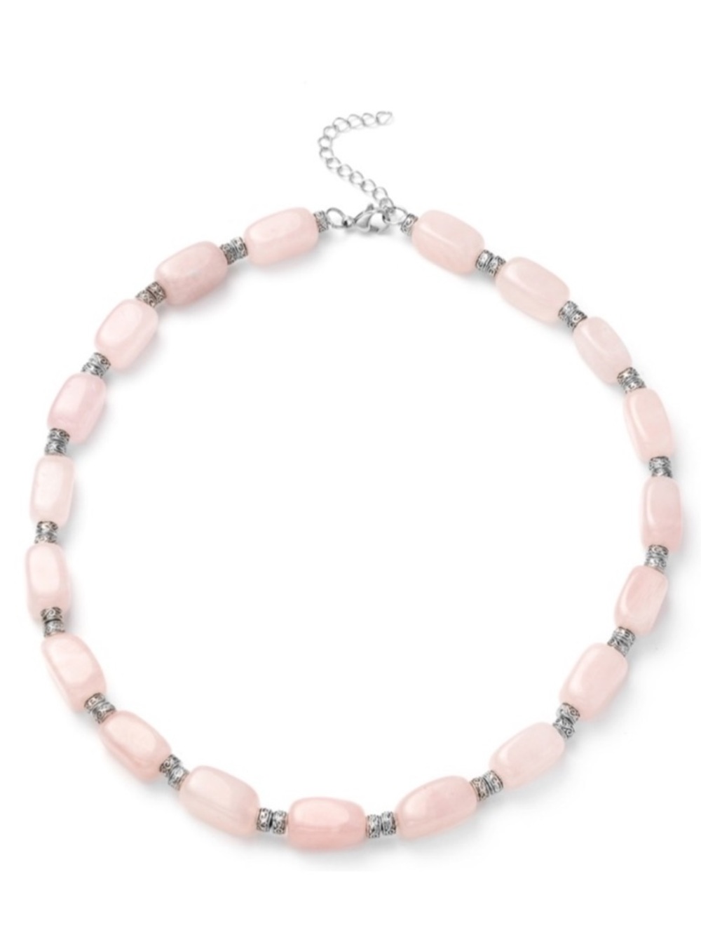 Galilea Rose Quartz Beaded Necklace